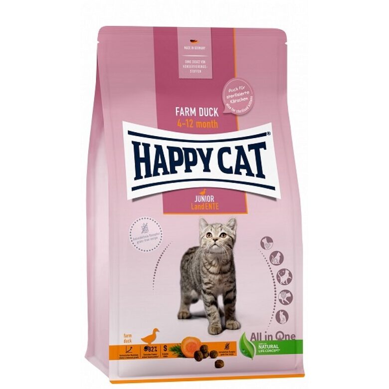 Happy Cat Young Junior Land-Ente 300 g